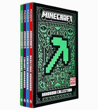 All New Official Minecraft Combat Handbook 4 Books Box Set Collection Mojang AB