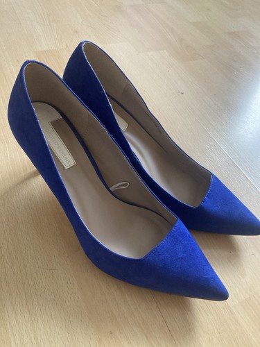 Ladies blue suede dorothy - ladies,