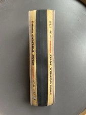 Vittoria Corsa Pro TLR Road Bike Tyre Black/Tan, Folding, 700x30