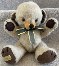 Superb Antique Vintage Merrythought Cheeky Teddy Bear W/ Bells & Label