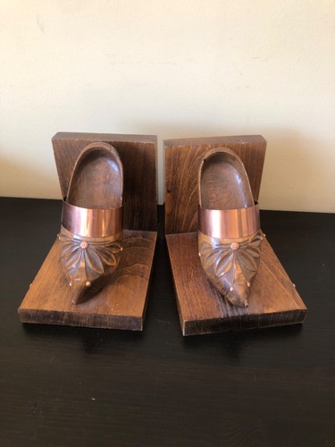 Vintage wooden clog - wooden,