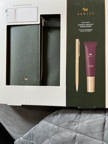 Radley green take note zipped - green,