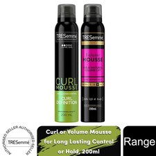 TRESemme Curl Definition Hair Mousse w/ Long Lasting Control 2, 3 or 4pk, 200ml