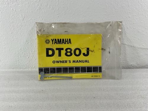 Yamaha dt80j 1982 owners - ,