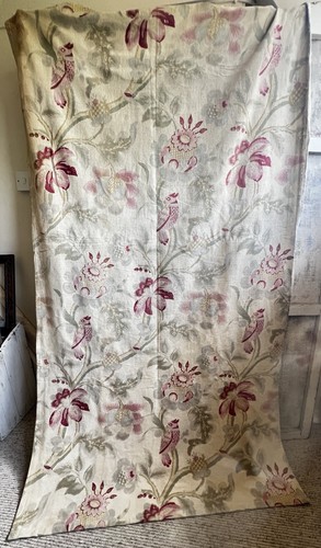 Vintage floral fabric faded - vintage, fabric,