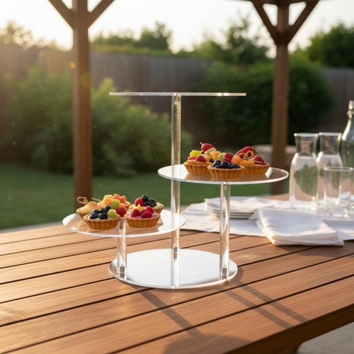 Tier acrylic cake - acrylic, stand