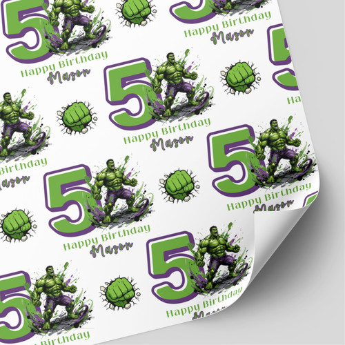 Personalised hulk birthday - hulk,