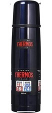 Thermos Midnight Blue 500ml Compact Stainless Steel Insulated Flask - Hot & Cold