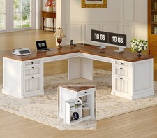 L Shaped Desk w/4 Drawers
