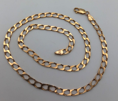 Italy 9ct yellow - yellow, 19"