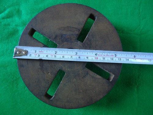Cast iron lathe face plate - lathe,