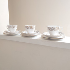 50's Vintage English Bone