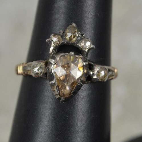 Rare georgian rose cut diamond - georgian,