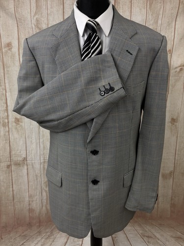 Mens long wool blazer - 44, 46