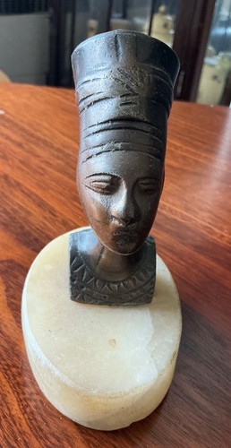 Egyptian head statue - head,