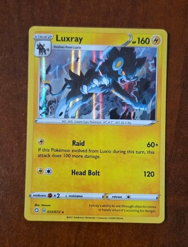Luxray 033 072 - luxray, holo