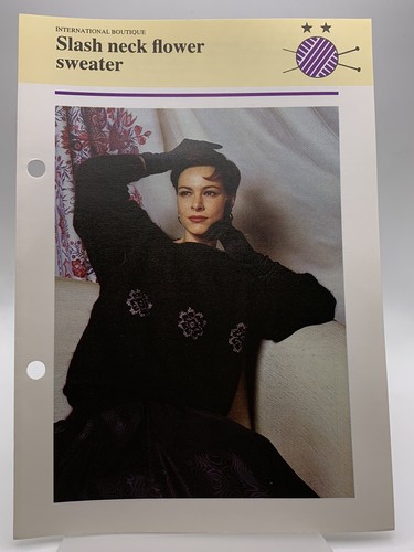 Knitting pattern lady slash - knitting, lady's