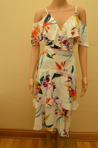 New lipsy white floral - new,