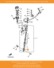 Yamaha joint 2yk 27222 oem - yamaha, joint,