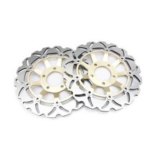 For SUZUKI GSF600 GSF 600 N Bandit 1995-2004 Pair Wavy Front Brake Discs Rotors