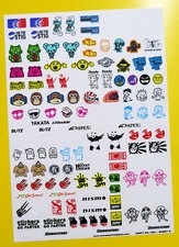 RC 18th scale DRIFT STICKERS decals DRIFTING JDM HUGE CLEAR VINYL PRE CUT SET 2