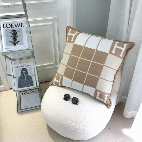 New cashmere throw pillow - new,