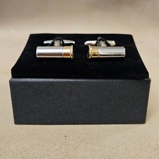 Shotgun Cartridge Cufflinks Silver shooting hunting gift *comes boxed*