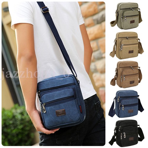 Retro men canvas - canvas, shoulder