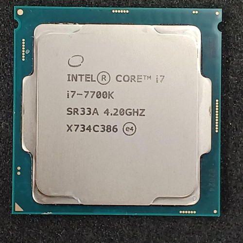 Intel core 7700k cpu used - cpu,