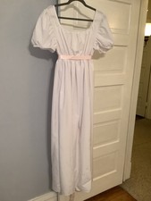 White Regency Dress size xl