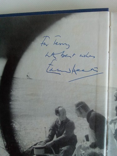 Edward heath sailing signed - heath,