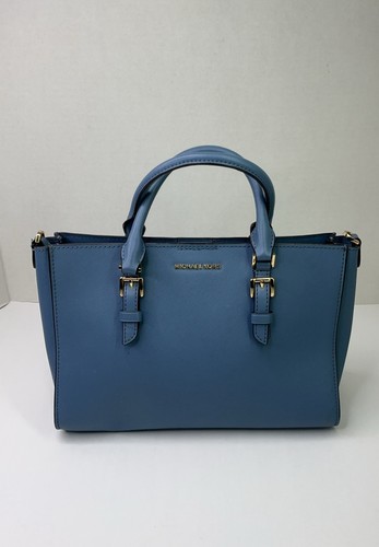 Michael kors blue leather tote - kors,