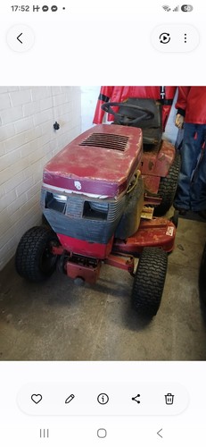 Wheelhorse ride mower over - wheelhorse,