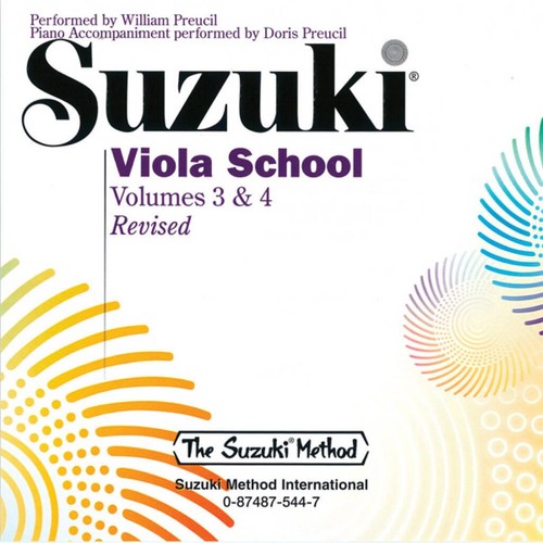 Suzuki viola school volume - suzuki, cd,