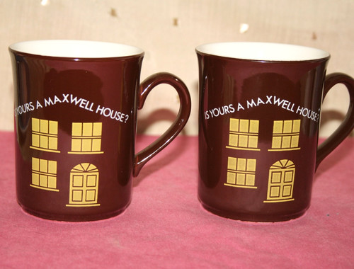 Pair vintage maxwell house - vintage,