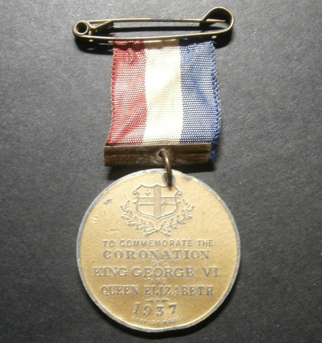 George medallion 1937 - medallion,