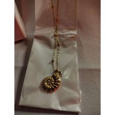 Gold Nautilus Shell Pendant