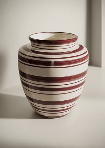 Hand painted ceramic vase - hand-painted,