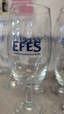 6/5/4/3/2 or 1  Efes half or Pint Chalice Glasses Brand New Genuine Official Pub