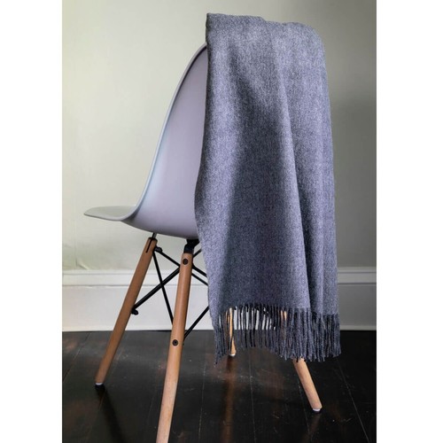 Pure lambswool steel - pure, grey