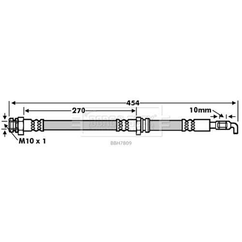 Brake hose for ford - brake,