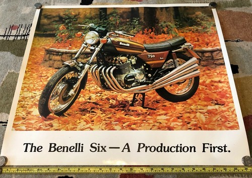 Benelli sei 750cc poster - sei, x