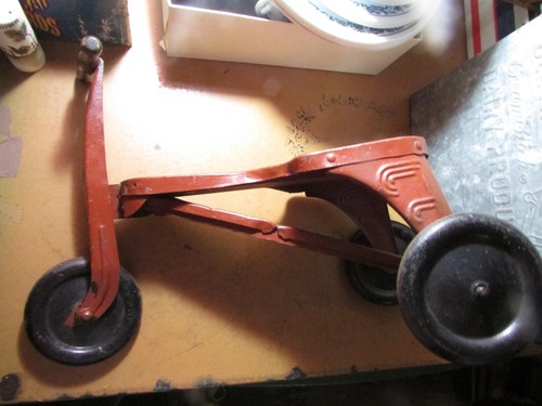 Child antique wood - wood, metal