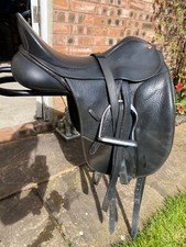 Bates Isabell Werth full leather Dressage saddle 17.5” Cair system