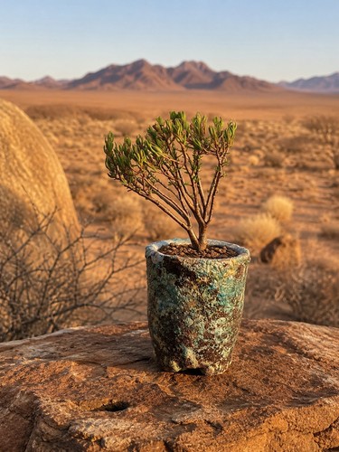 Enkás crassula bonsai - crassula, desert