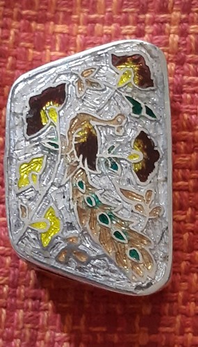 Dutch enamelled snuff box - enamelled, 925