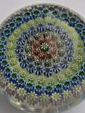 Millefiori concentric paperweight by Perthshire Paperweights
