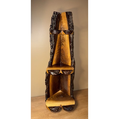 Vintage live edge wood corner - vintage,