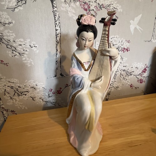 Porcelain chinese musician - porcelain,