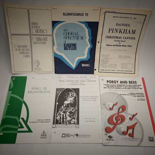 Vintage choral sheet music lot - vintage,